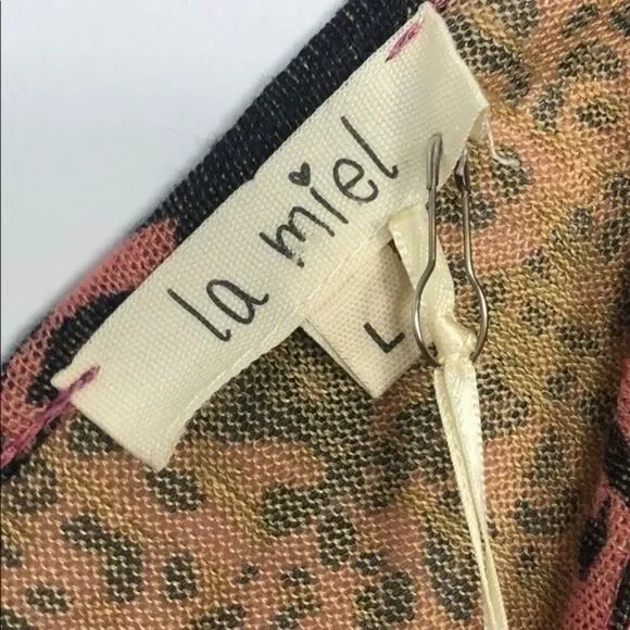 ASOS Leopard&Star Long Sleeve Tunic NEW NWT Large RM-A - Picture 4 of 8